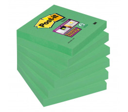 Bločky Post-it Super Sticky zelené 76x76mm