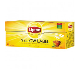 Čaj Lipton čierny Yellow Label 25 × 1,8 g