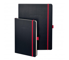 Zápisník CONCEPTUM Red Edition A4, linajkový čierno-červený