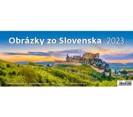 Stolový kalendár Obrázky zo Slovenska 2023