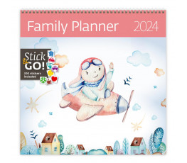 Plánovací kalendár Family Planner 2024