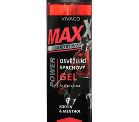 MAXX SPORTIVA Osviežujúci sprchový gél POWER na telo a vlasy