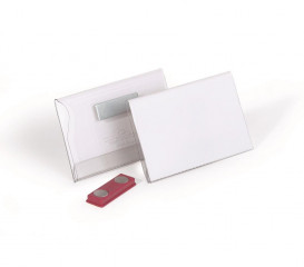 Visačka s magnetom DURABLE 54x90mm 25ks