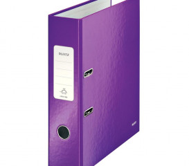 Zakladač pákový Leitz 180° WOW 8cm purpurový