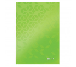 Záznamová kniha Leitz WOW A5 80 listov linajková zelená