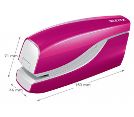 Elektrická zošívačka Leitz New NeXXt WOW 5566 ružová