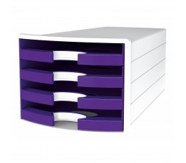 Zásuvkový box IMPULS otvorený fialový