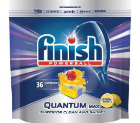 Finish tablety do umývačky riadu Quantum Max (36 ks) Lemon